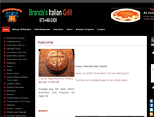 Tablet Screenshot of brandasitaliangrill.com